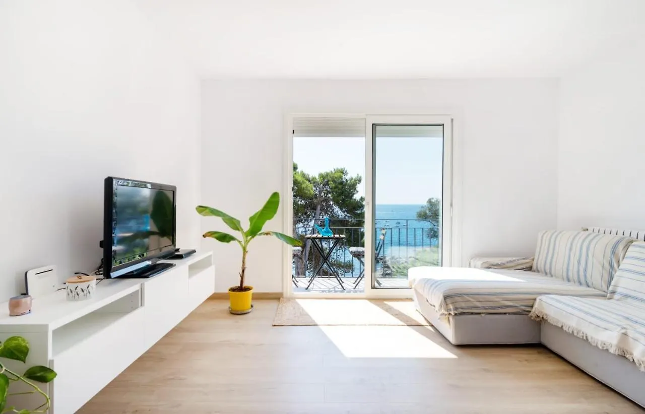 Precioso Apartamento En Primera Linea De Mar En 칼레냐 데 팔라푸르헬 스페인